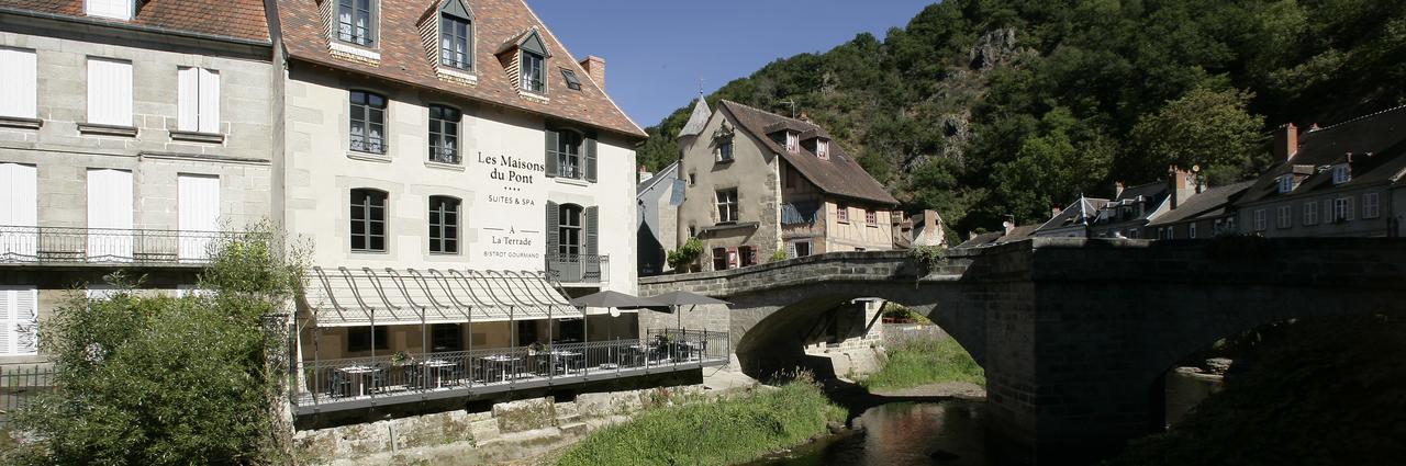 Aparthotel Les Maisons Du Pont - Charme & Caractere Aubusson  Exterior foto